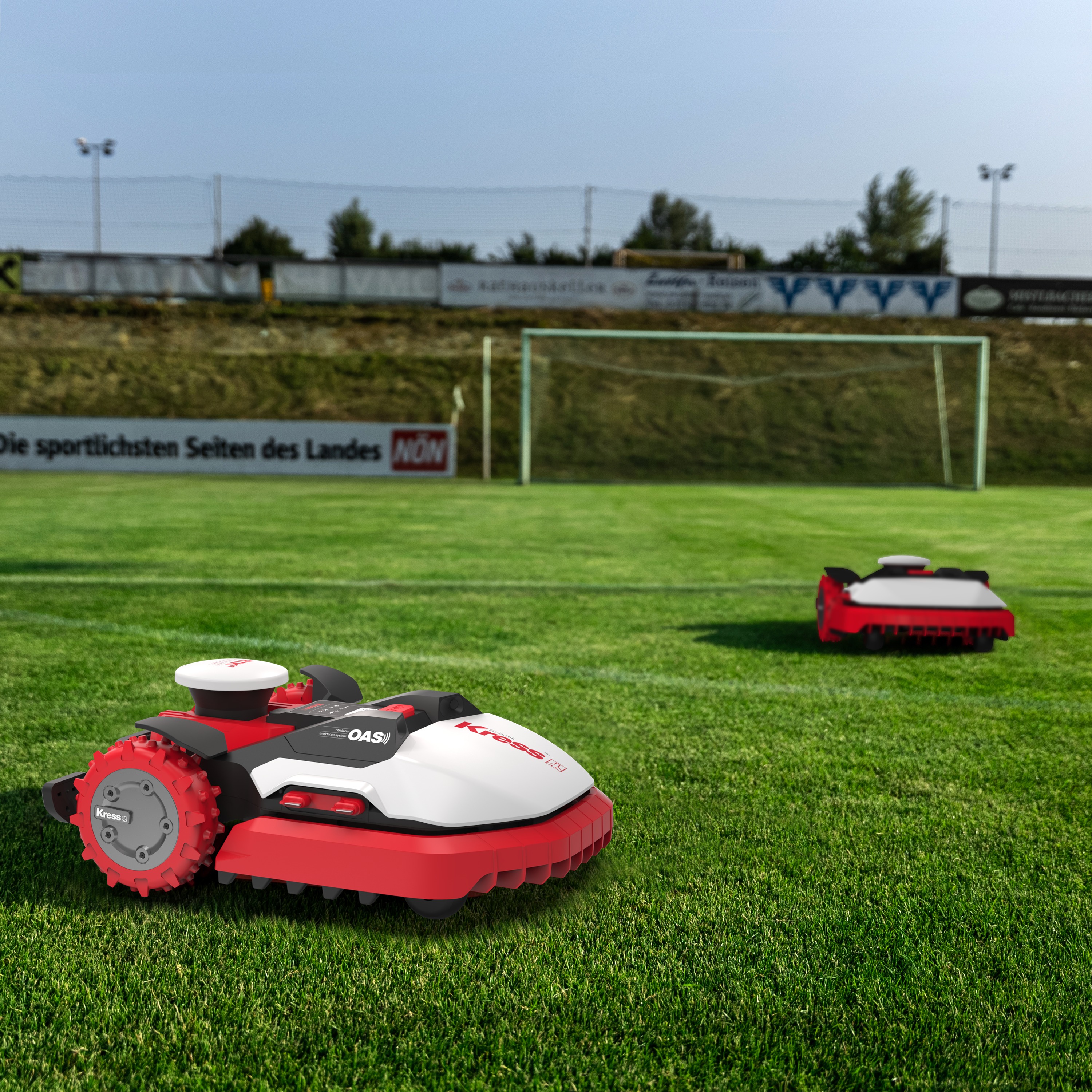 Robot cortacésped 24.000m2 con OAS